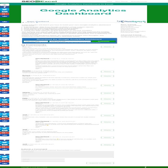 SEO in Excel: SEO in Excel